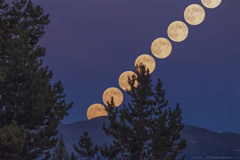 The moon rises in the eastern sky and sets in the western sky because of Earth’s rotation. Its rising and setting positions vary throughout the year from northeast/northwest to due...